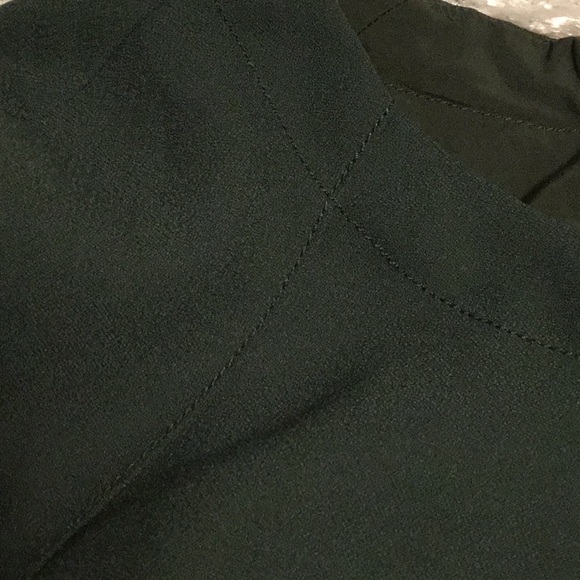 Banana Republic Green A-line Dress 3/4 Sleeve Crew Neck - Picture 8 of 9